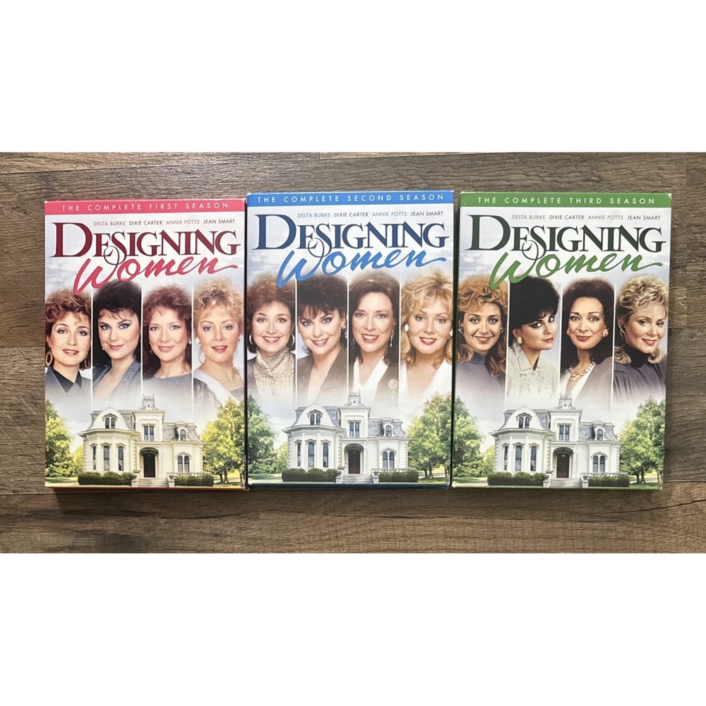 Designing Women: The Complete 1st,  2nd, & 3rd  Seasons, DVD Jean Smart